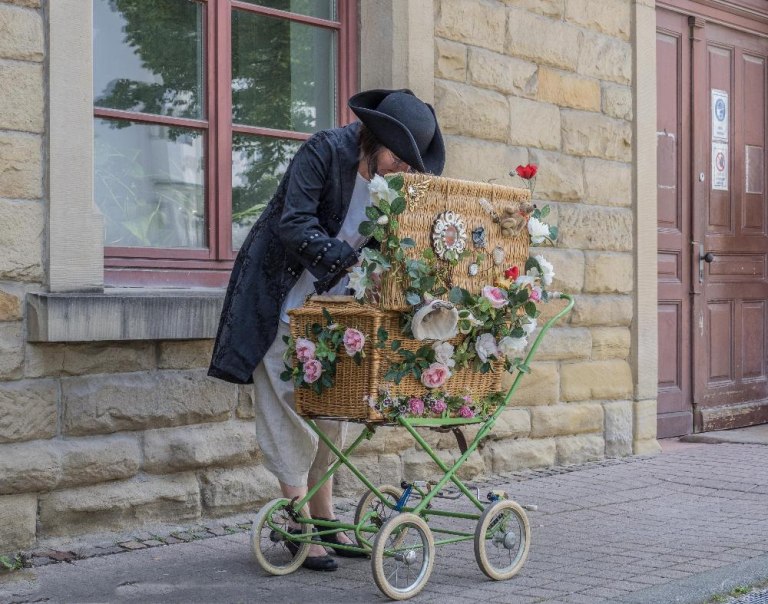 Xenia Busam alias die Baderin Johanna, © Ludwigsburg Xenia Busam alias die Baderin Johanna, © Ludwigsburg