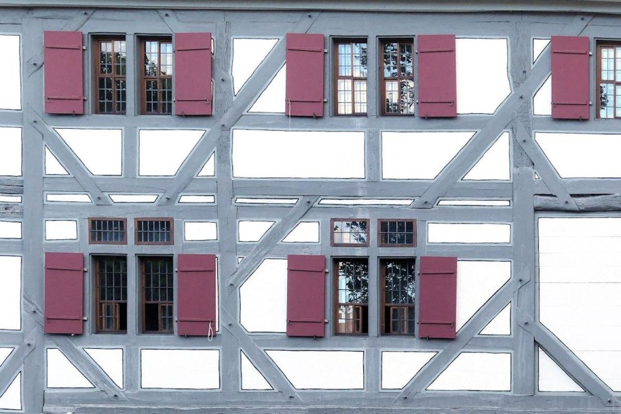 Blick auf eine Fachwerkfassade, © Denkmalschutz