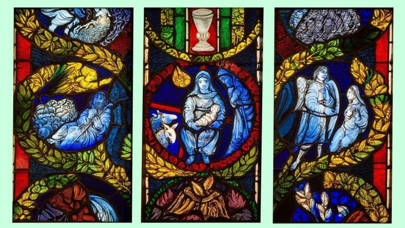 Das Marienfenster in der Marienkapelle, © Denkmalschutz Das Marienfenster in der Marienkapelle, © Denkmalschutz