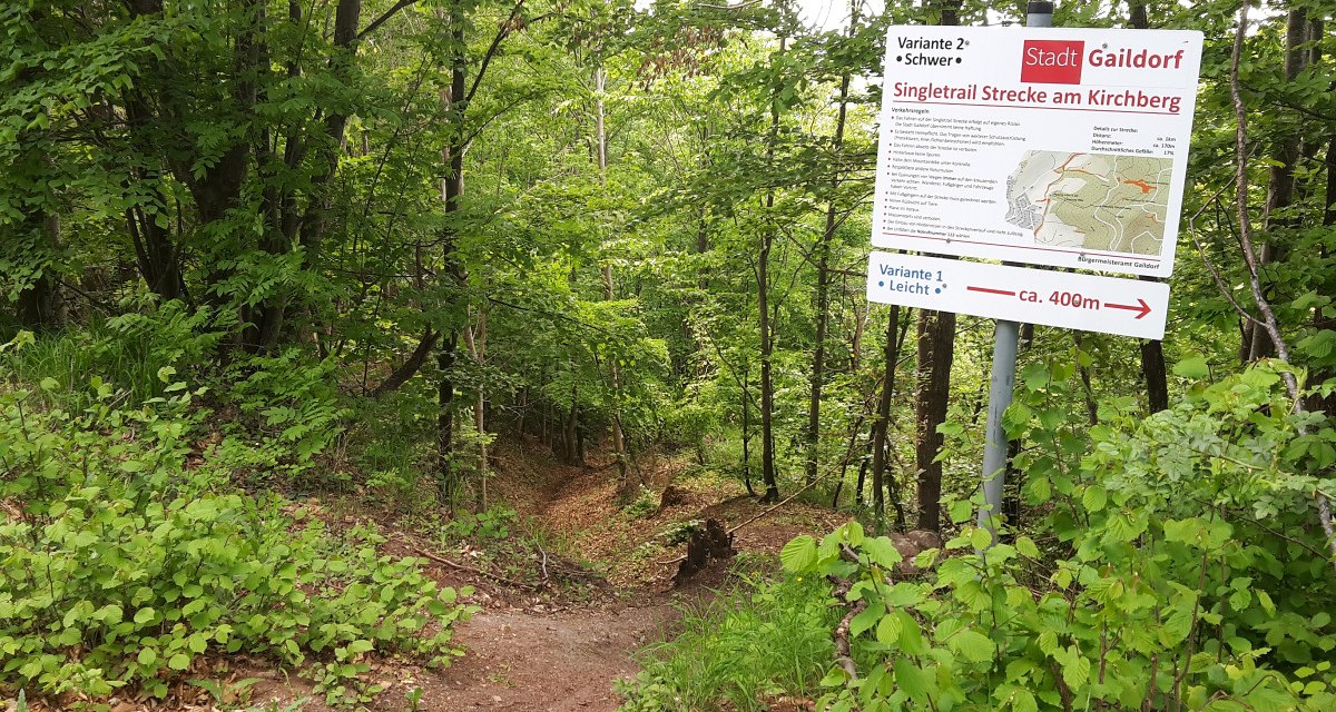 Gaildorfer Singletrail am Kirchberg, &copy; Petra Natzkowski