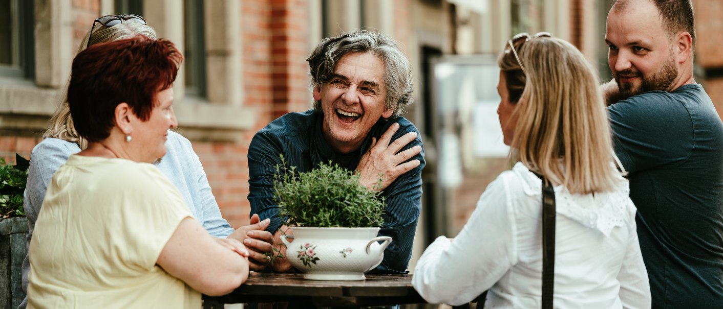 Gemütlicher Biergarten in schönem Schlachthofareal, © U. Jendrass Gemütlicher Biergarten in schönem Schlachthofareal, © U. Jendrass