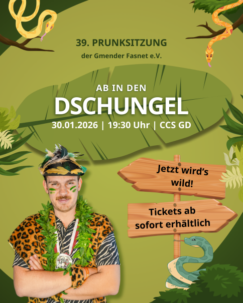 PRUNKSITZUNG der Gmender Fasnet, &copy; Gmender Fasnet e.V.