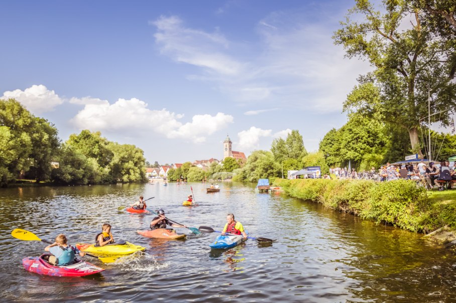 Sportangebote auf dem Neckar, © 8pm.de/ D. Jüptner
