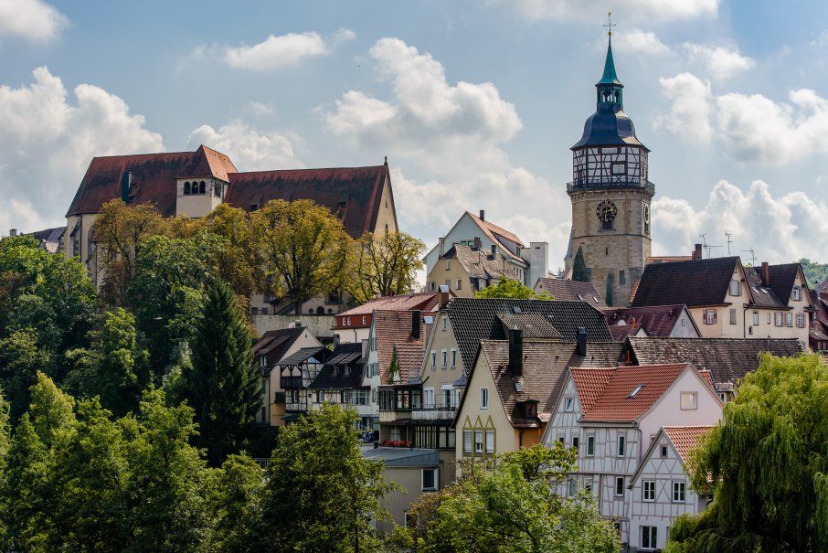 Backnang mit Blick auf den Stadtturm, &copy; Stephan Haase