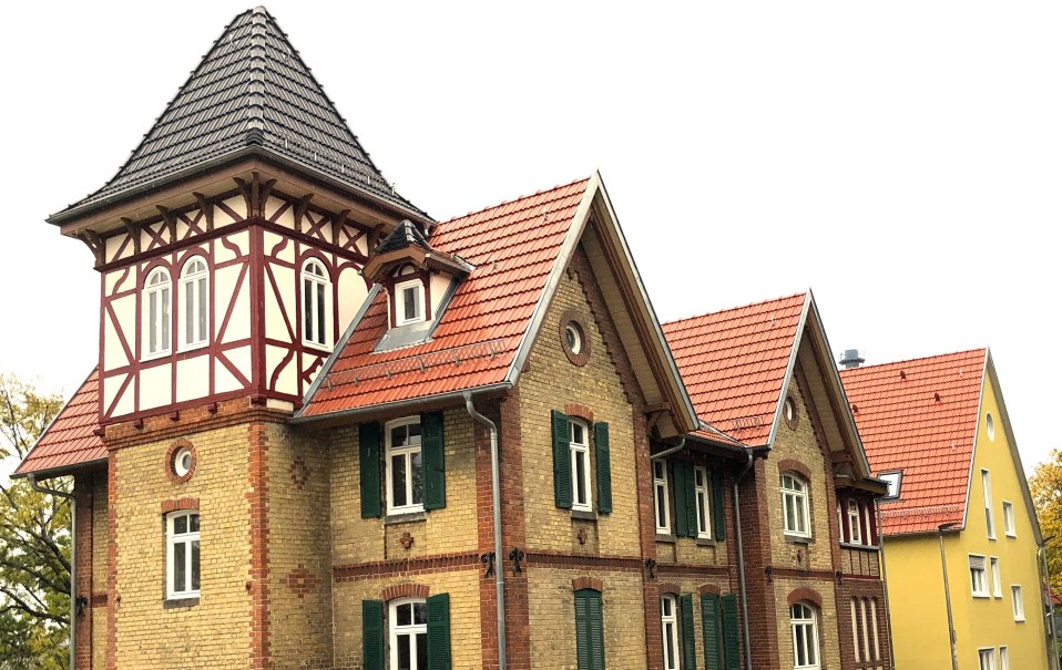 von Architekt Christian H&auml;mmerle erbautes Geb&auml;ude in der Erbstetter Stra&szlig;e, Backnang, &copy; Stadt Backnang