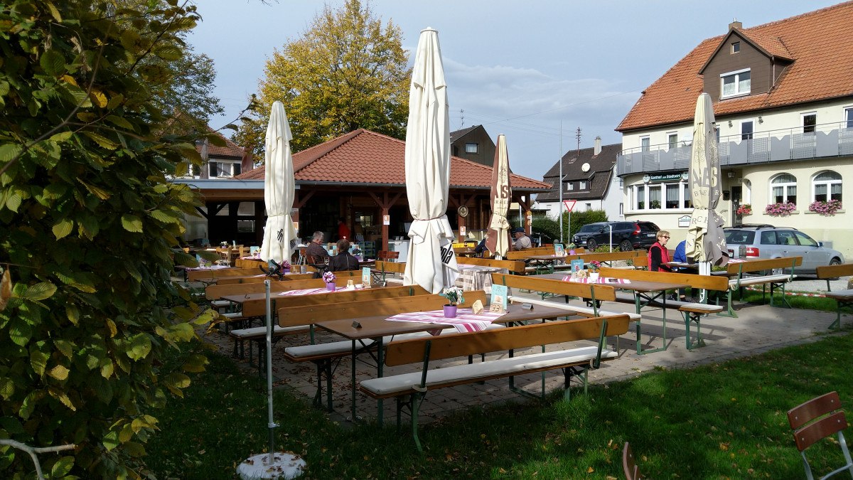 Biergarten Gasthof zum Stadtwirt Straßdorf, © Jürgen Schirle