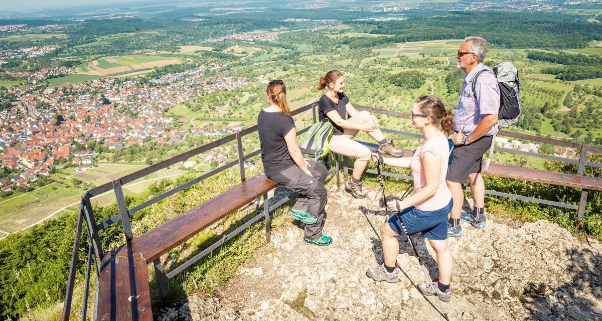 Aussichtspunkt Beurener Fels, © hochgehberge