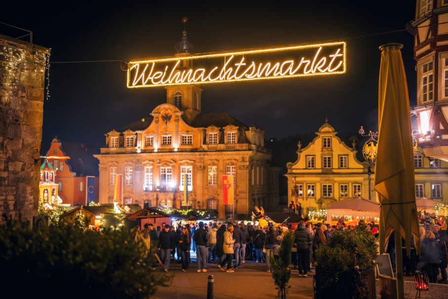 Weihnachtsmarkt Schwäbisch Hall, © Michael Kühneisen Weihnachtsmarkt Schwäbisch Hall, © Michael Kühneisen