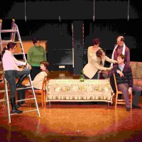 Szene aus einem Theaterstück im Theater im Spitalhof Leonberg Szene aus einem Theaterstück im Theater im Spitalhof Leonberg