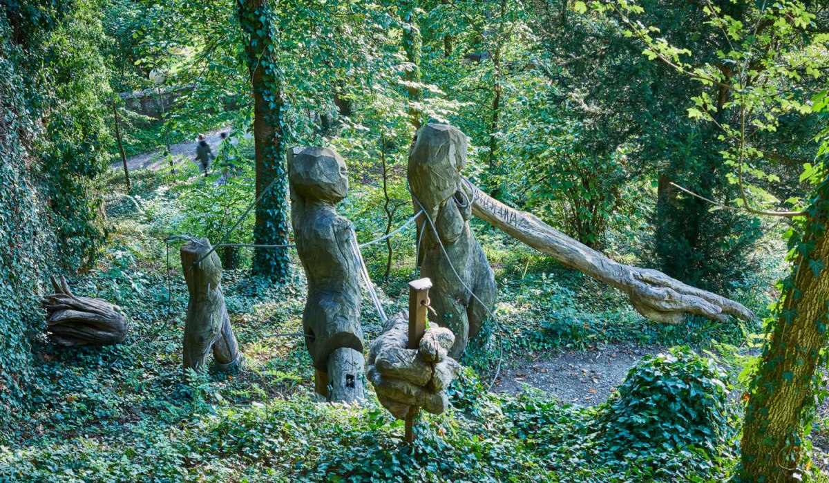 Skulptur von Thomas Putze auf dem Jerg Ratgeb Skulpturenpfad, © Stadtverwaltung Herrenberg