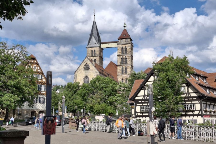 Blick auf St. Dionys, © Dagmar Hanussek Blick auf St. Dionys, © Dagmar Hanussek