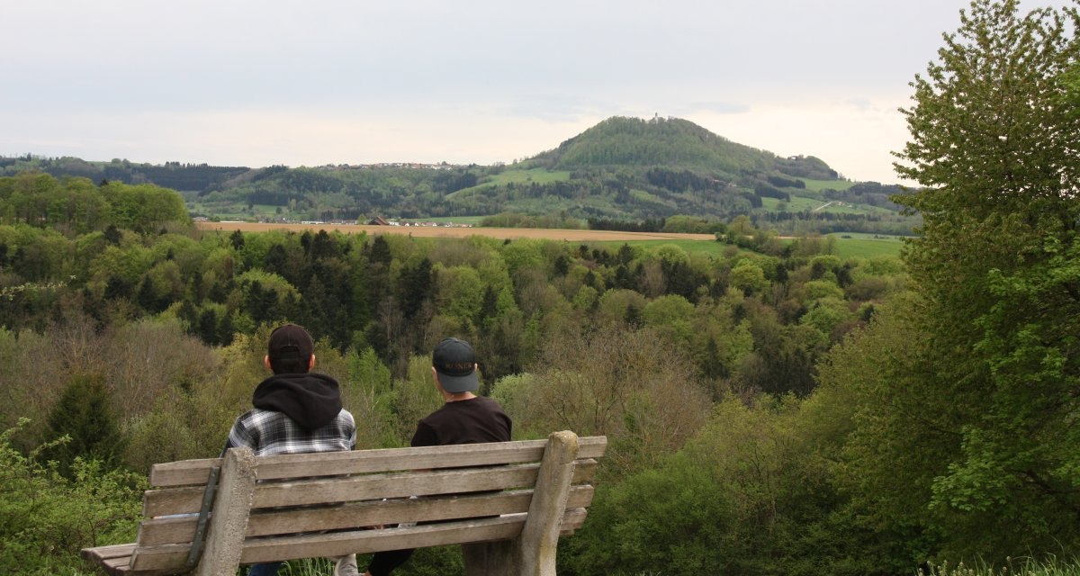 Wundersch&ouml;ner Ausblick auf den Hohenrechberg, &copy; Touristik und Marketing GmbH Schw&auml;bisch Gm&uuml;nd