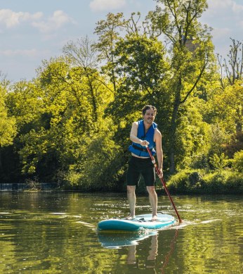 SUP auf der Rems, Waiblingen, &copy; SMG, Sarah Schmid