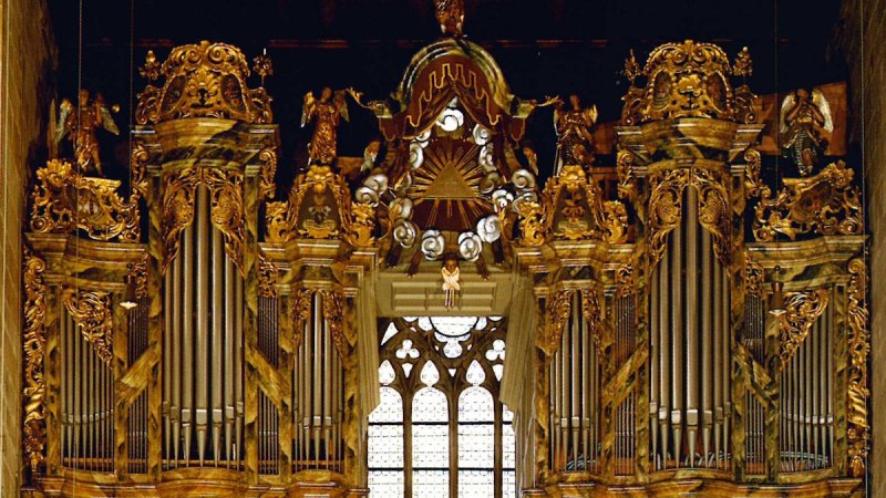 Orgel der Stadtkirche, &copy; Helmut V&ouml;lkl