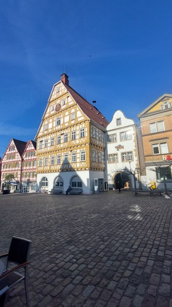 Historischer Marktplatz mit Rathaus, © Stadtmarketing Leonberg