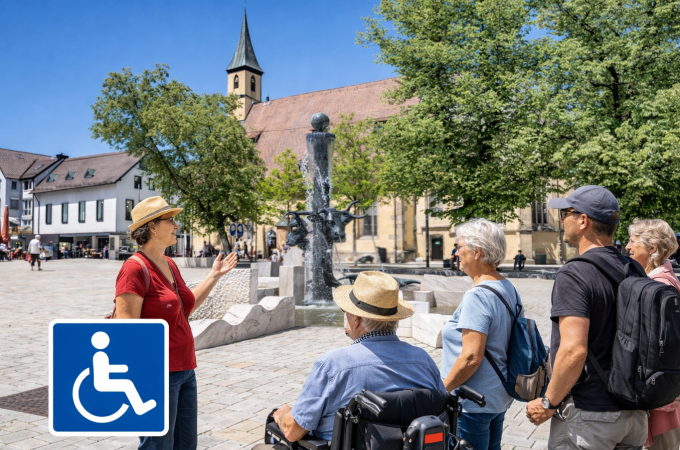 Barrierearme historische Stadtf&uuml;hrung, &copy; Stadt N&uuml;rtingen