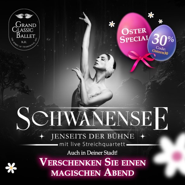 Schwanensee - Jenseits der B&uuml;hne mit live Streichquartett, &copy; Konstantin Rain be.entertained