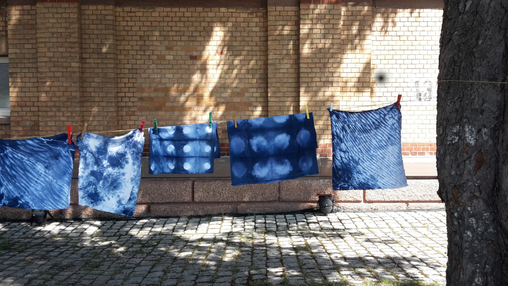 Workshop: Batik und Shibori – Farbe, Stoff und Muster in Ludwigsburg, © Kunstschule Labyrinth Workshop: Batik und Shibori – Farbe, Stoff und Muster in Ludwigsburg, © Kunstschule Labyrinth