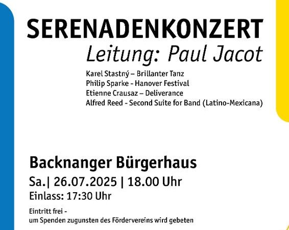 Serenadenkonzert, © Backnang Serenadenkonzert, © Backnang