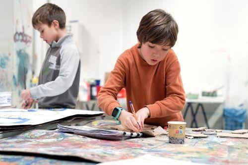 Osterferienworkshop: Der Zufall malt Gesichter f&uuml;r Kinder ab 6 Jahren in Ludwigsburg, &copy; Kunstschule Labyrinth