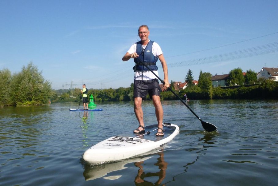 Stand Up Paddling Kurs 50+, © Die Zugvögel - Kanu-Tours und mehr