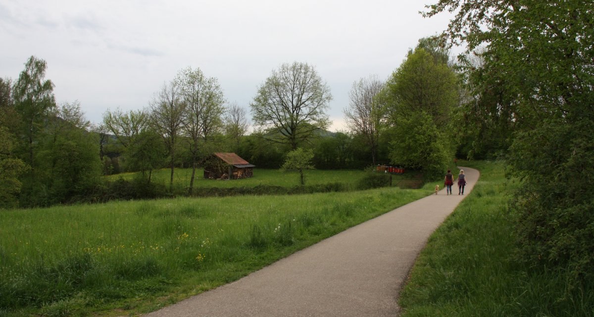 Geh und Radweg an der P&auml;dagogischen Hochschule, &copy; Touristik und Marketing GmbH Schw&auml;bisch Gm&uuml;nd