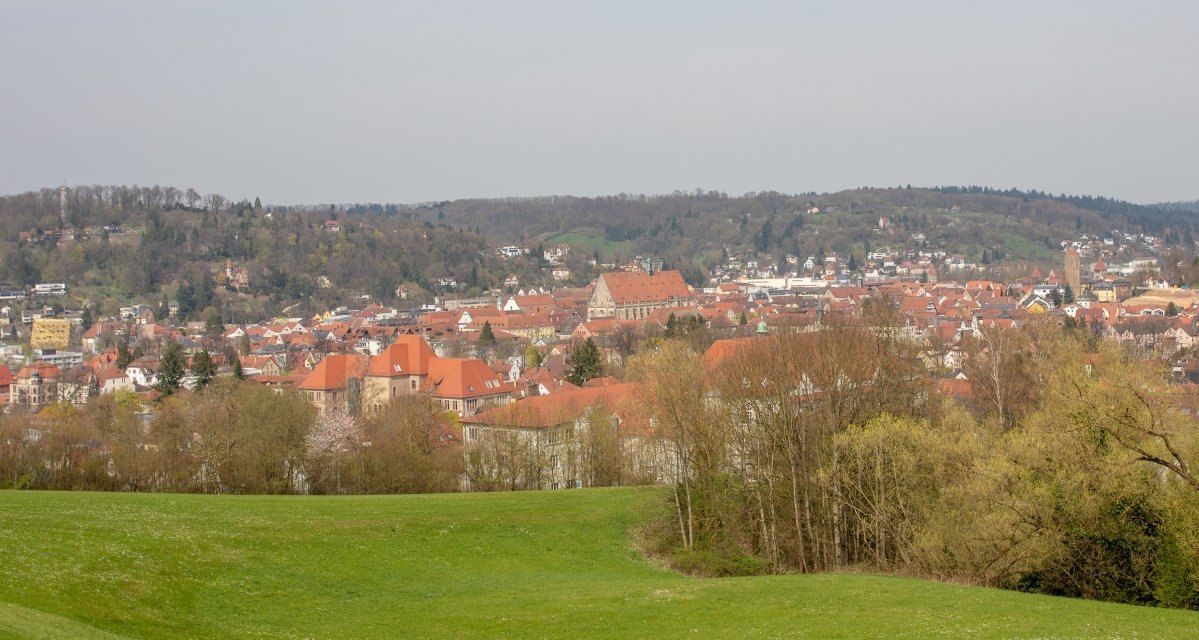 Blick auf Schwäbisch Gmünd von einer grünen Wiese aus., © Foto: Mario Klaiber Blick auf Schwäbisch Gmünd von einer grünen Wiese aus., © Foto: Mario Klaiber