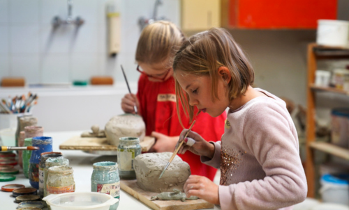 Workshop: Ein Hirschkopf aus Ton f&uuml;r Kinder ab 8 Jahren in Ludwigsburg, &copy; Kunstschule Labyrinth