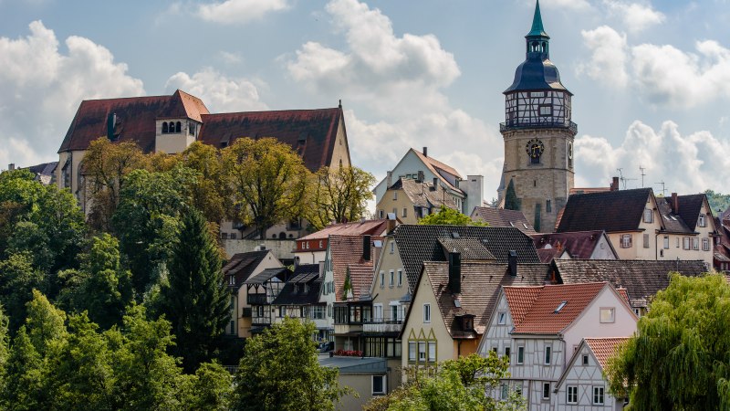 Backnang mit Blick auf den Stadtturm, &copy; Stephan Haase