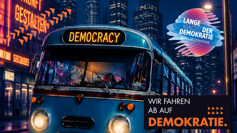Wir fahren ab auf Demokratie
