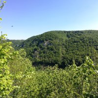 Aussicht von der ehemaligen Ruine Blankenhorn, © Bad Urach Tourismus