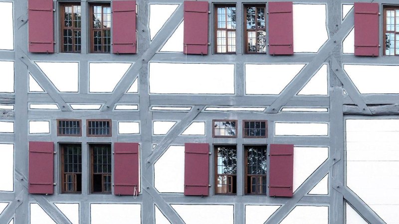 Blick auf eine Fachwerkfassade, © Denkmalschutz