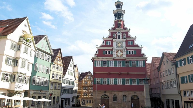 Der Esslinger Rathausplatz, © Denkmalschutz Der Esslinger Rathausplatz, © Denkmalschutz