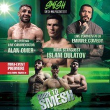 SMESH-MMA - Born to Smesh- 14 Fights: Special Guest Islam Dulatov, Emmvee, © links im Bild