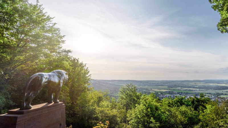 Gerlinger Löwe auf dem Schlossberg, © SMG, Martina Denker