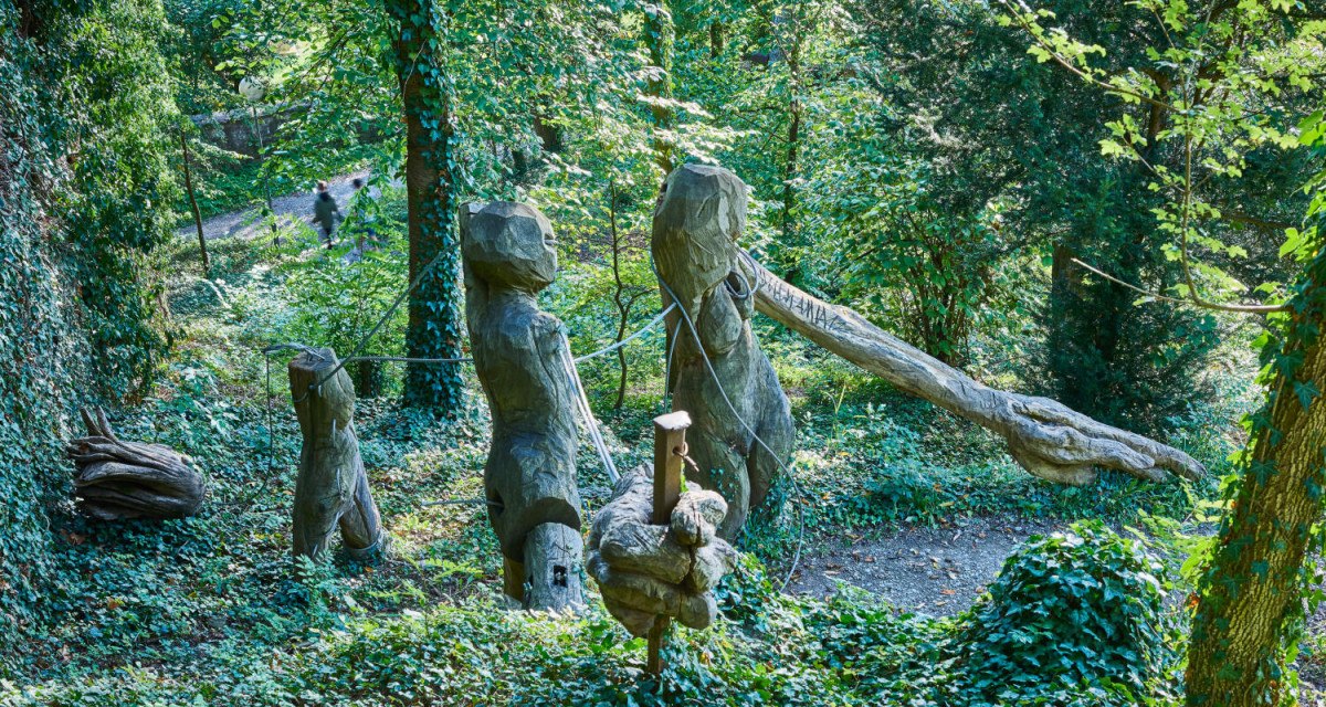 Skulptur von Thomas Putze auf dem Jerg Ratgeb Skulpturenpfad, © Stadtverwaltung Herrenberg