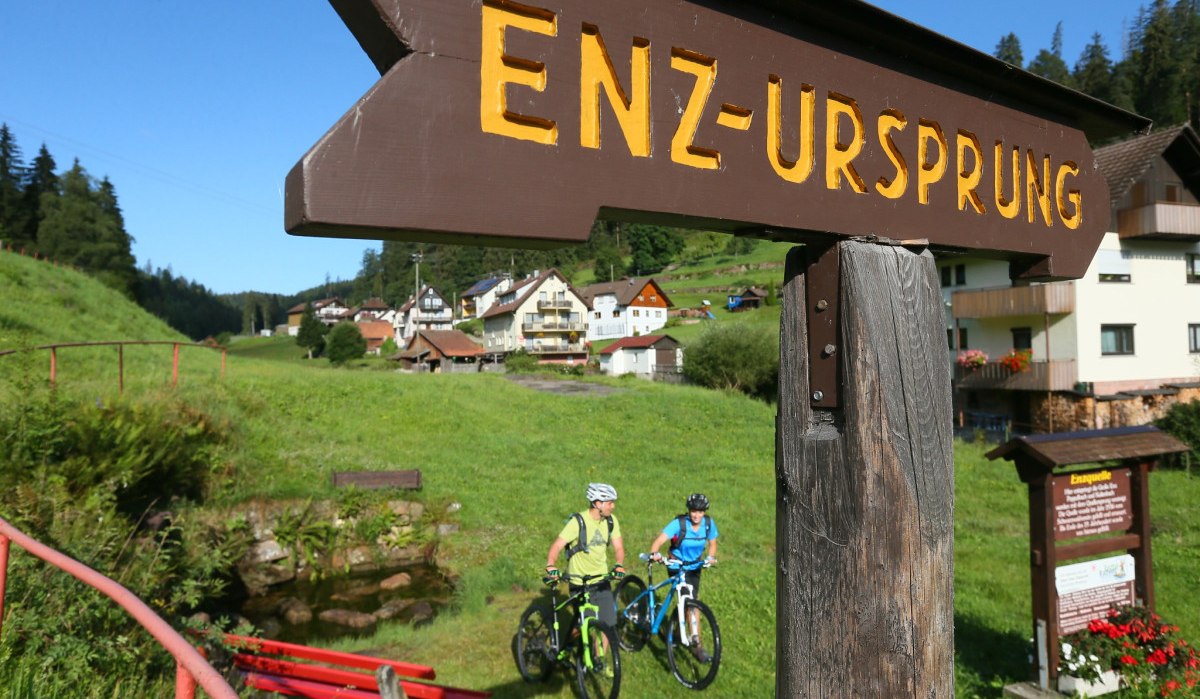 Start der Tour an der Enzquelle in Gompelscheuer, © Nördlicher Schwarzwald