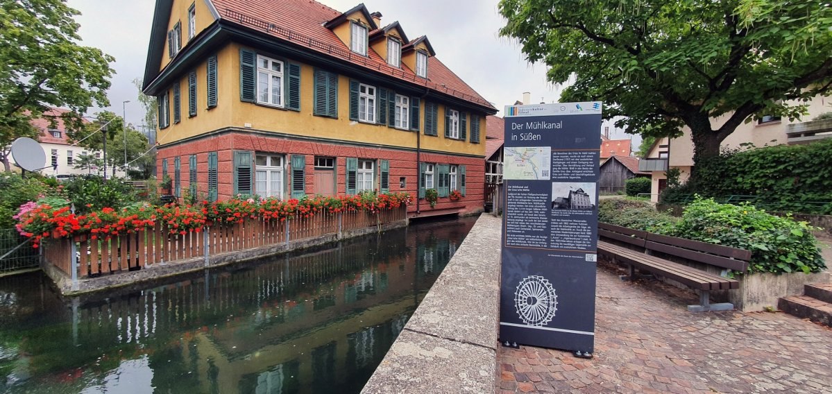 Mühlkanal in Süßen, © Landkreis Göppingen Mühlkanal in Süßen, © Landkreis Göppingen
