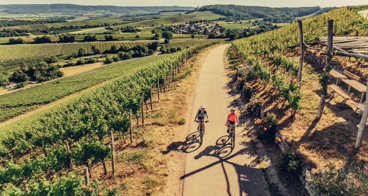 Weinsüden Weinort Brackenheim am Württemberger Weinradweg | HeilbronnerLand, © Touristikgemeinschaft HeilbronnerLand Weinsüden Weinort Brackenheim am Württemberger Weinradweg | HeilbronnerLand, © Touristikgemeinschaft HeilbronnerLand