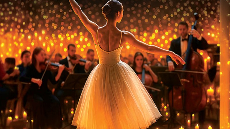 Winterzauber: Ballett-Geschichten im Kerzenschein mit einem live Kammerorchester, © DE.Light Events UG Winterzauber: Ballett-Geschichten im Kerzenschein mit einem live Kammerorchester, © DE.Light Events UG