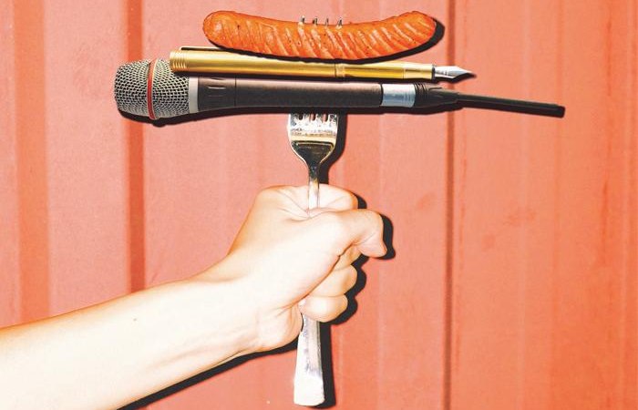 Fleisch vs. Maschine -  das R&uuml;ckspiel: Poetry Slam und Schreibwerkstatt, &copy; Stadt B&ouml;blingen, Amt f&uuml;r Kultur / Deutsches Fleischermuseum