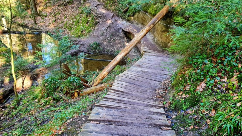 M&uuml;hlenwanderweg - Hauptweg mit Umleitung - Wanderweg:Regionaler Wanderweg mit Start in Welzheim