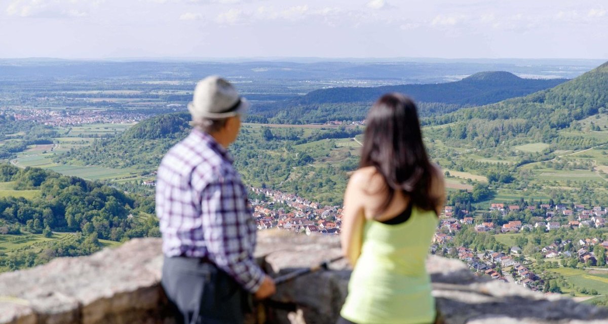 Blick von der Ruine Reußenstein, © Landkreis Göppingen Blick von der Ruine Reußenstein, © Landkreis Göppingen
