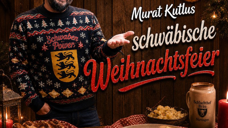 Murat Kutlus schwäbische Weihnachtsfeier, © SBEntertainment GmbH & Co. KG Murat Kutlus schwäbische Weihnachtsfeier, © SBEntertainment GmbH & Co. KG