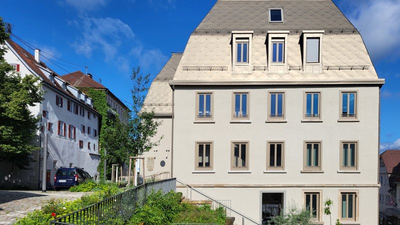 Hölderlinhaus in Nürtingen. Fassadenansicht, © Kulturamt, Stadt Nürtingen Hölderlinhaus in Nürtingen. Fassadenansicht, © Kulturamt, Stadt Nürtingen