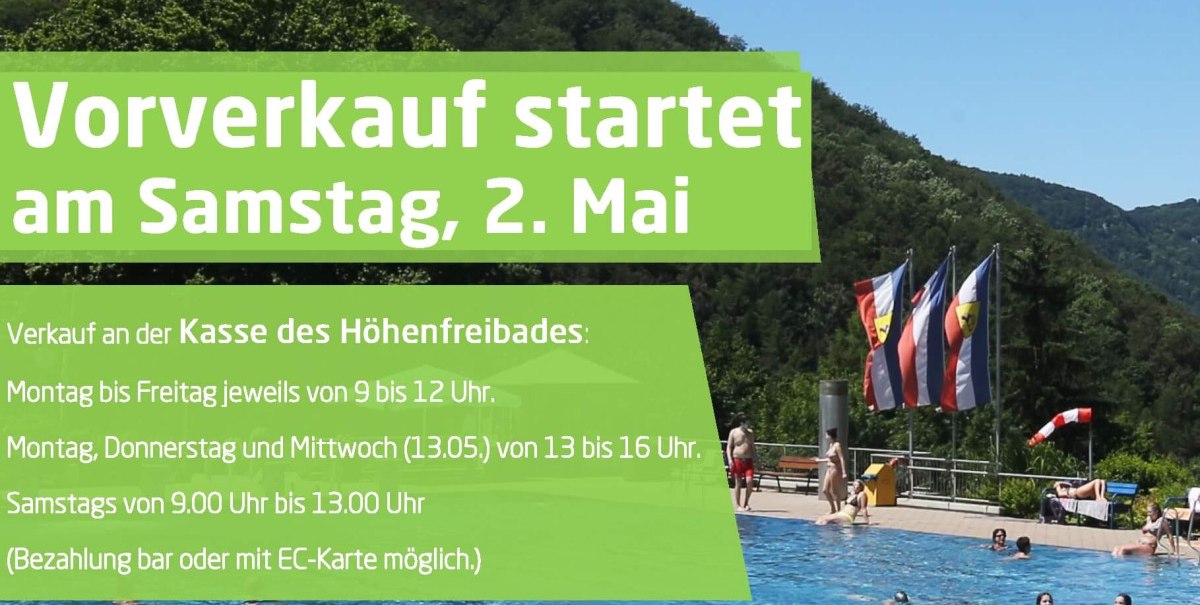 Freibad-Vorverkauf 2026