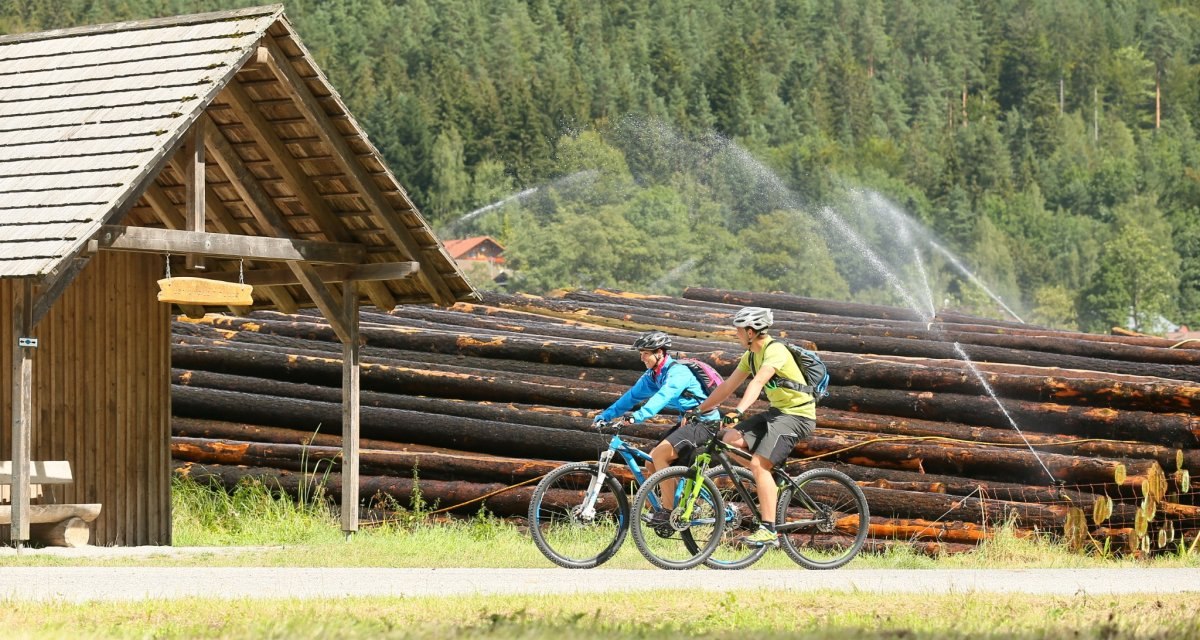 Unterwegs auf dem Enztalradweg (Enzklösterle - Bad Wildbad), © Nördlicher Schwarzwald Unterwegs auf dem Enztalradweg (Enzklösterle - Bad Wildbad), © Nördlicher Schwarzwald