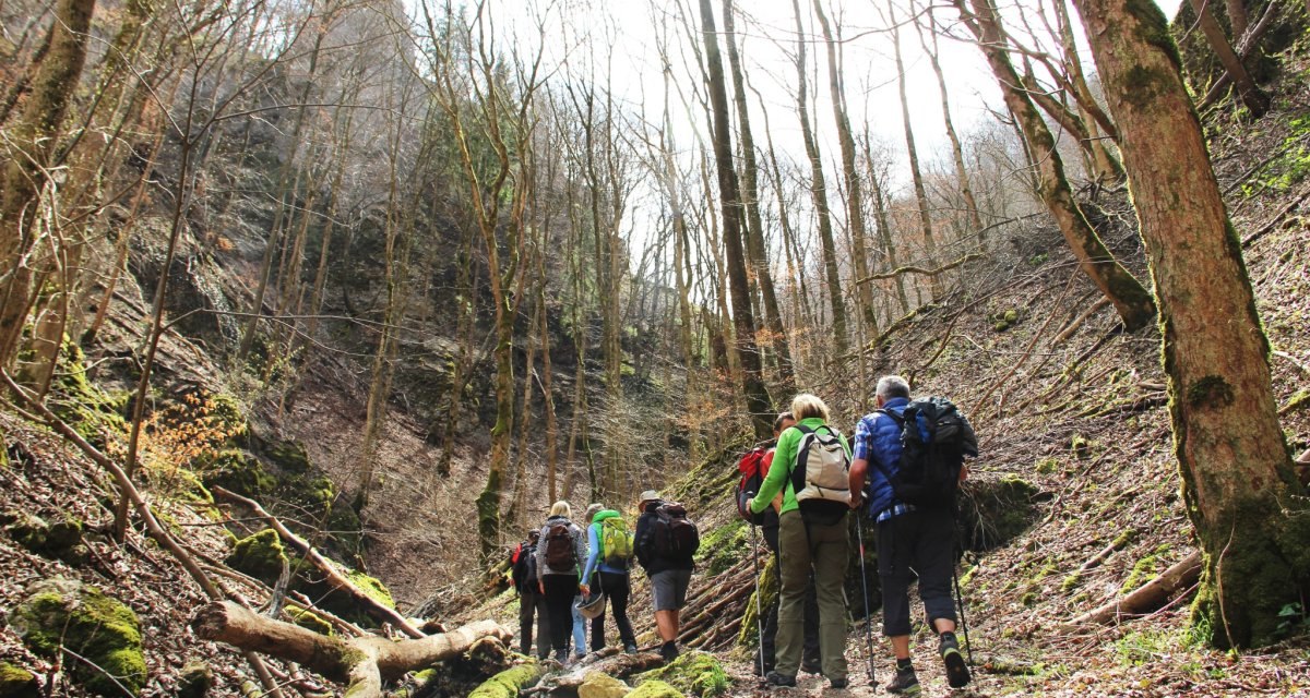 Geführte Wanderung durchs Felsental, © Stadt Geislingen an der Steige Geführte Wanderung durchs Felsental, © Stadt Geislingen an der Steige