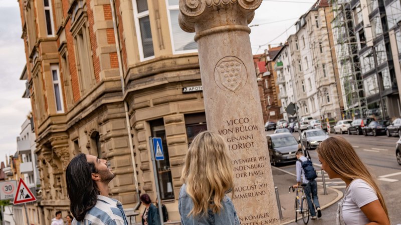 Loriot-Denkmal am Eugensplatz, © Stuttgart-Marketing GmbH, Martina Denker
