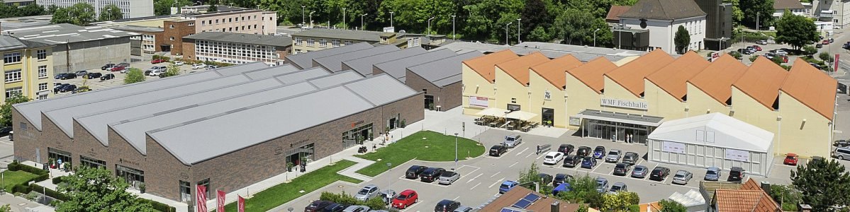 City Outlet und WMF Fischhalle, © Landkreis Göppingen City Outlet und WMF Fischhalle, © Landkreis Göppingen